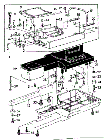 Extension Table parts for Kenmore Mechanical Sewing Machine 148.15600 (14815600, 148 15600) from AppliancePartsPros.com