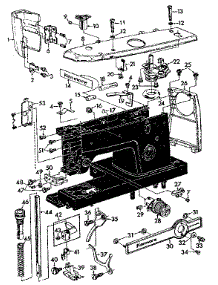 Unit Parts parts for Kenmore Mechanical Sewing Machine 148.15700 (14815700, 148 15700) from AppliancePartsPros.com