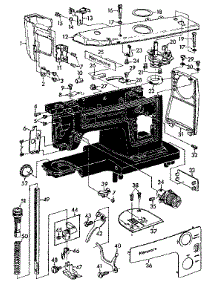 Replacement Parts parts for Kenmore Mechanical Sewing Machine 148.19370 (14819370, 148 19370) from AppliancePartsPros.com
