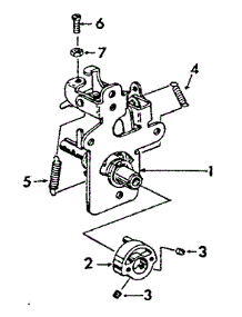 Stitch Length Control Assembly parts for Kenmore Mechanical Sewing Machine 148.19370 (14819370, 148 19370) from AppliancePartsPros.com