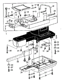 Extension Table parts for Kenmore Mechanical Sewing Machine 148.19370 (14819370, 148 19370) from AppliancePartsPros.com