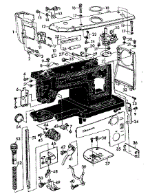 Unit Parts parts for Kenmore Mechanical Sewing Machine 148.19371 (14819371, 148 19371) from AppliancePartsPros.com