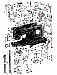 Unit Parts parts for Kenmore Mechanical Sewing Machine 148.19372 (14819372, 148 19372) from AppliancePartsPros.com
