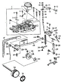 Zigzag Mechanism Assembly parts for Kenmore Mechanical Sewing Machine 148.19372 (14819372, 148 19372) from AppliancePartsPros.com