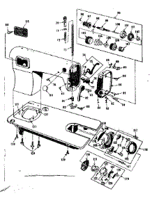 Shuttle Assembly parts for Kenmore Sewing Machine 148290 from AppliancePartsPros.com