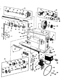 Unit Parts parts for Kenmore Sewing Machine 148393 from AppliancePartsPros.com