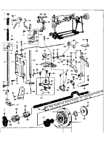 Unit Parts parts for Kenmore Mechanical Sewing Machine 148420 from AppliancePartsPros.com