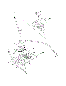 Steering parts for Mtd Riding Mower & Tractor 14A7A5ZQ099 from AppliancePartsPros.com