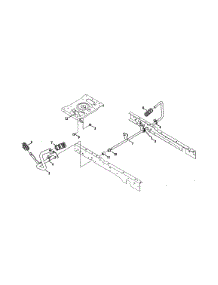 Brake, Rev, Fwd Pedals parts for Mtd Riding Mower & Tractor 14A7A5ZQ099 from AppliancePartsPros.com
