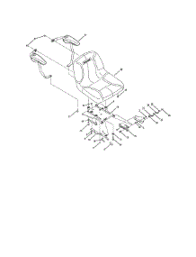 Adjustable Seat parts for Cub Cadet Front-Engine Lawn Tractor 14AK13BK056 from AppliancePartsPros.com