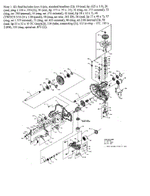 Transmission parts for Cub Cadet Front-Engine Lawn Tractor 14AK13BK056 from AppliancePartsPros.com