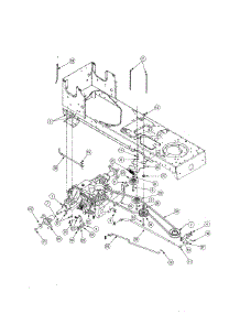 Drive System parts for Cub Cadet Front-Engine Lawn Tractor 14AK13BK756 from AppliancePartsPros.com