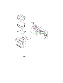 Oem Engine - Air Intake / Filtration parts for Cub Cadet Front-Engine Lawn Tractor 14AK13BK756 from AppliancePartsPros.com