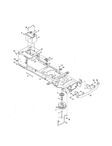 Frame / Electrical / Pto parts for Cub Cadet Front-Engine Lawn Tractor 14AK94AK010 from AppliancePartsPros.com