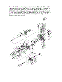 Hydrostatic Transmission parts for Cub Cadet Front-Engine Lawn Tractor 14AK94AK010 from AppliancePartsPros.com