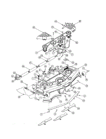 Deck parts for Mtd Front-Engine Lawn Tractor 14AP805K730 from AppliancePartsPros.com