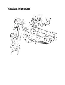Seat Assembly parts for Mtd Front-Engine Lawn Tractor 14AS825H062 from AppliancePartsPros.com