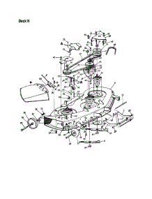 Deck H Assembly parts for Mtd Front-Engine Lawn Tractor 14AS825H062 from AppliancePartsPros.com