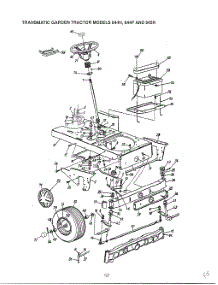 46" Garden Tracto-Con`T On Card 36 Page 16 parts for Mtd Front-Engine Lawn Tractor 14AS845H788 from AppliancePartsPros.com
