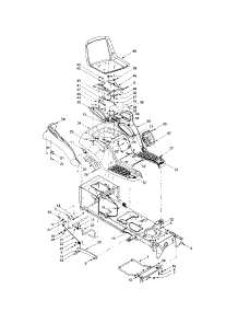 Seat Section parts for Troy-Bilt Front-Engine Lawn Tractor 14AT809H766 from AppliancePartsPros.com