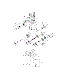 Transmission parts for Troy-Bilt Front-Engine Lawn Tractor 14AT809H766 from AppliancePartsPros.com