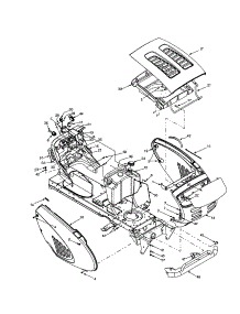 Side Panels / Hood / Grill parts for Troy-Bilt Front-Engine Lawn Tractor 14AZ809H063 from AppliancePartsPros.com