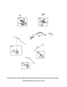 Brake / Thermostat parts for Briggs & Stratton Lawn & Garden Engine 14B932-0025-F1 from AppliancePartsPros.com