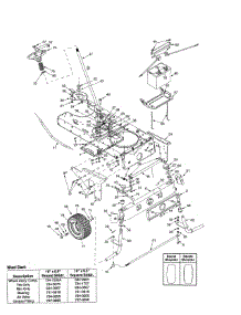 Steering parts for Mtd Front-Engine Lawn Tractor 14BI845H129 from AppliancePartsPros.com
