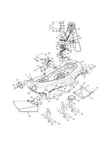 Deck H parts for Mtd Front-Engine Lawn Tractor 14BI845H129 from AppliancePartsPros.com