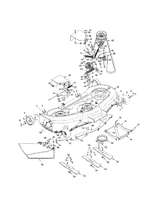 Deck H Assembly parts for Mtd Front-Engine Lawn Tractor 14BJ845H062 from AppliancePartsPros.com