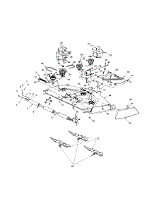 Deck P Assembly parts for Mtd Front-Engine Lawn Tractor 14BJ845H062 from AppliancePartsPros.com