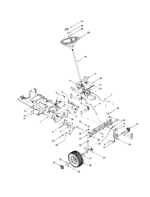 Steering Assembly parts for Troy-Bilt Front-Engine Lawn Tractor 14BV809H063 from AppliancePartsPros.com