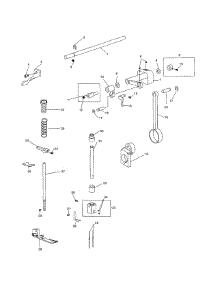 Shaft Assy parts for Singer Overlock Sewing Machine 14CG744 from AppliancePartsPros.com