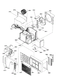 Chassis Assembly parts for Amana Room Air Conditioner 14M13TB-P1214820R from AppliancePartsPros.com