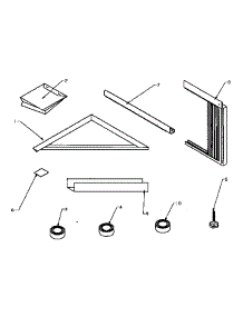 Mounting Kit Assembly parts for Amana Room Air Conditioner 14QZ23TA-P1186601R from AppliancePartsPros.com