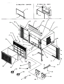 Front & Outer Case Assembly parts for Amana Room Air Conditioner 14QZ23TB-P1200801R from AppliancePartsPros.com