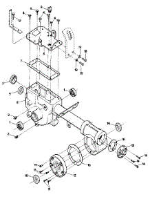 Transmission Housing, Covers, Seals, Gaskets & Plugs parts for Troy-Bilt Rear-Tine Tiller 15006 from AppliancePartsPros.com