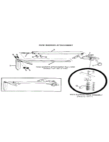 Row Marker Attachment parts for Troy-Bilt Rear-Tine Tiller 15006 from AppliancePartsPros.com