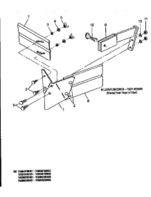 Hiller / Furrower Attachment parts for Troy-Bilt Rear-Tine Tiller 15009 from AppliancePartsPros.com