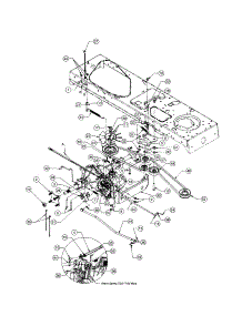 Drive System parts for Cub Cadet Front-Engine Lawn Tractor 1517 from AppliancePartsPros.com