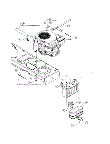 Engine Accessories parts for Cub Cadet Front-Engine Lawn Tractor 1517 from AppliancePartsPros.com