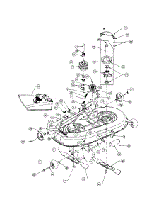 42" Cutting Deck parts for Cub Cadet Front-Engine Lawn Tractor 1517 from AppliancePartsPros.com