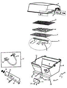 Grill Assembly parts for Kenmore Gas Grill 15220 from AppliancePartsPros.com