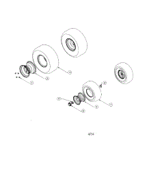 Wheels parts for Cub Cadet Front-Engine Lawn Tractor 1525 from AppliancePartsPros.com
