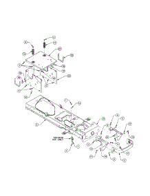 Frame parts for Cub Cadet Front-Engine Lawn Tractor 1525 from AppliancePartsPros.com