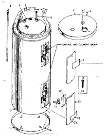 Non-Functional Replacement Parts parts for Kenmore Electric Water Heater 153.27631 (15327631, 153 27631) from AppliancePartsPros.com