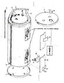 Replacement Parts parts for Kenmore Electric Water Heater 153.27671X (15327671X, 153 27671X) from AppliancePartsPros.com