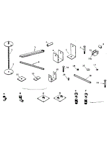 Tilt Mounting Kit 42-31125 parts for Kenmore Water Heater 153.311220 (153311220, 153 311220) from AppliancePartsPros.com