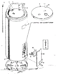 Replacement Parts parts for Kenmore Electric Water Heater 153.32040 (15332040, 153 32040) from AppliancePartsPros.com