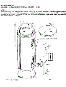 Non-Functional Replacement Parts parts for Kenmore Electric Water Heater 153.320611 (153320611, 153 320611) from AppliancePartsPros.com